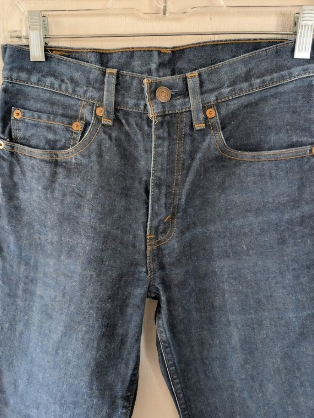 Vintage Levi's 553 Jeans W27 Made in Japan‎ 1998 Dark Indigo Straight Leg Preppy